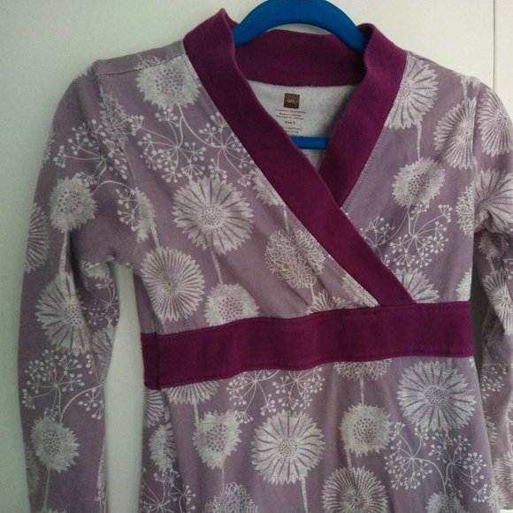 Lavender Tea Collection wrap style dress, size 6 - Picture 6 of 11